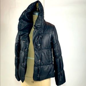 Shawl Collar Puffer Coat